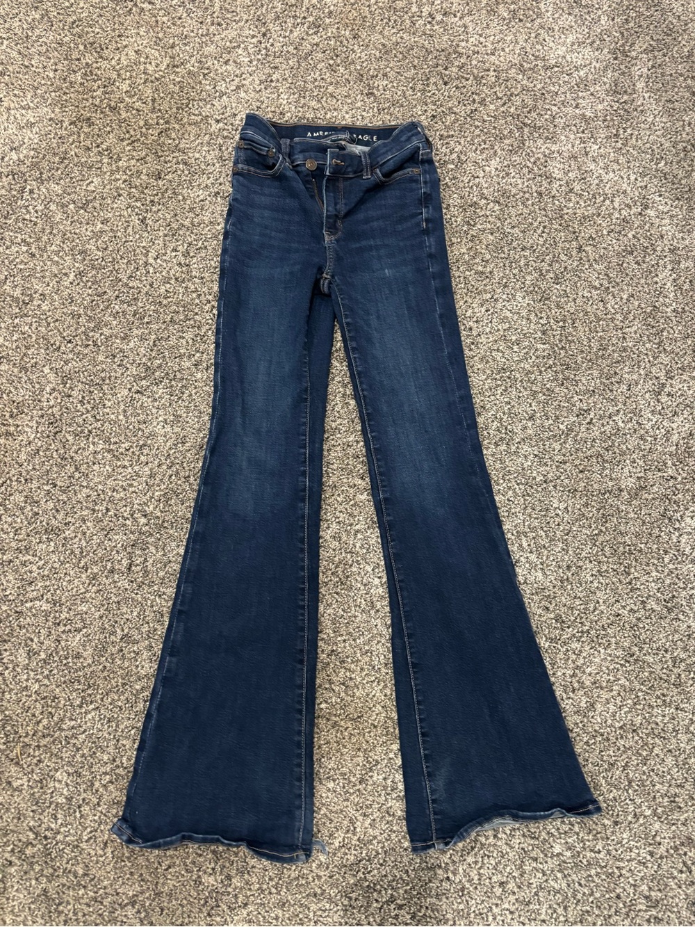 American Eagle Outfitters Dark Blue Flare Jeans